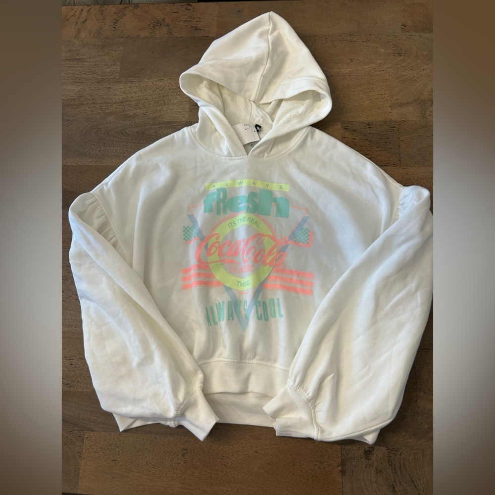 H & M Coca-Cola Hoodie NWT size L